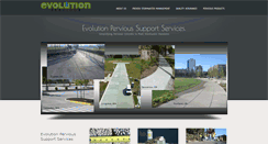 Desktop Screenshot of evolutionpervious.com